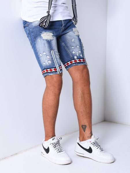 Jean Shorts Bleach Wash 4526