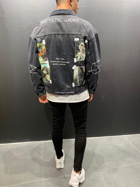 Denim Jacket Art Patch 4554