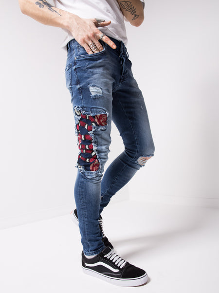 Snake Patch Jeans 4633