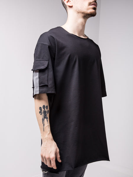 Big Back Pocket T-shirt Black 4667