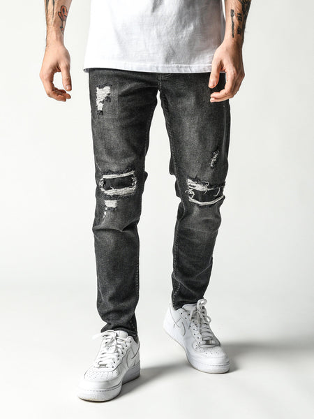 Casual Black Jeans 4786