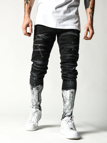 Eye of the tiger striped Jeans 4790
