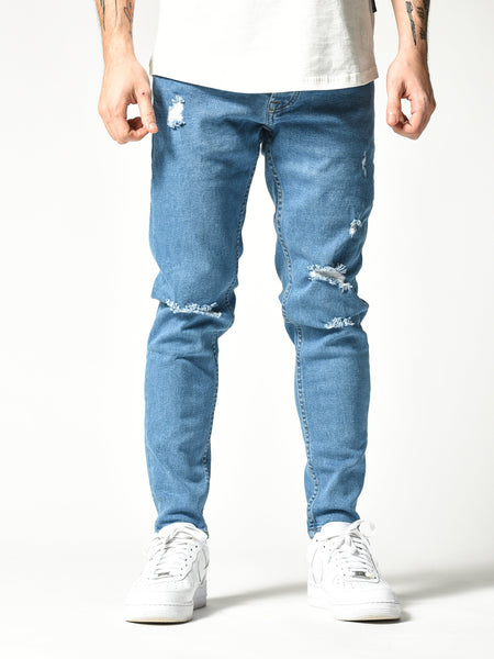 Blue ripped Jeans 4845