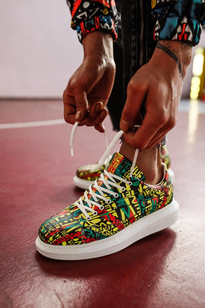 Maximus Corban Digital Printing Casual Shoes 044 Pate