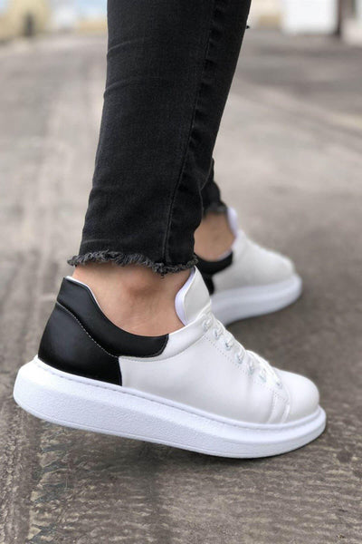 STM Sneakers  CH256 Men's White-Black Casual Sneaker Sports Shoes