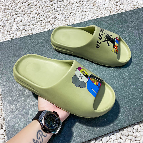 Unisex Sesame Street Slides With Elmo Character Comfortable Slippers